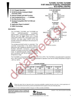 TLV1549IDR datasheet  